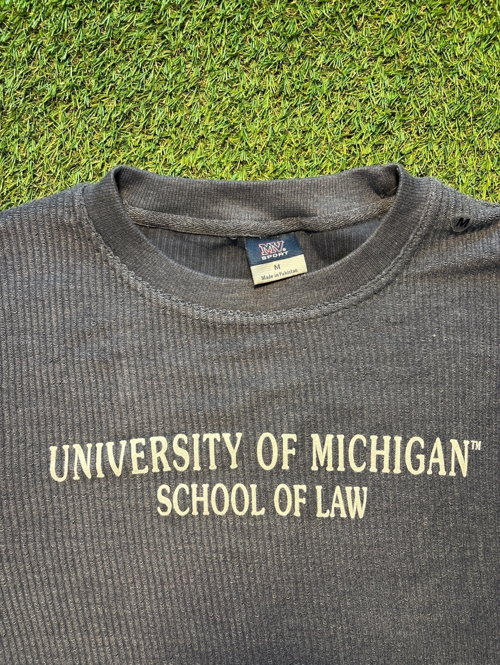 UofM Law crewneck midweight sweater